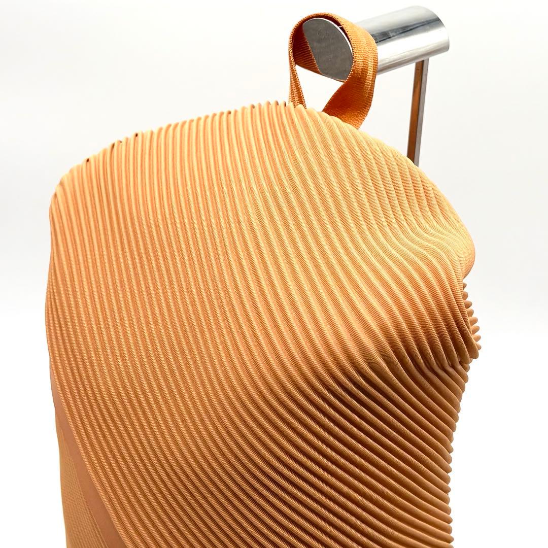 未使用級✨プリーツプリーズ イッセイミヤケ リュック オレンジ