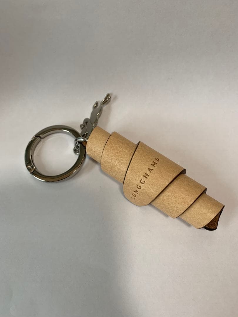 未使用品】LONGCHAMP キーリング ヴェジェタル - レザーチャーム