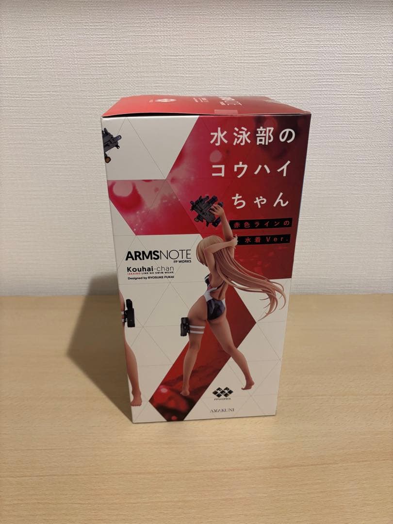 ARMS NOTE 水泳部のコウハイちゃん 赤色ラインの水着Ver
