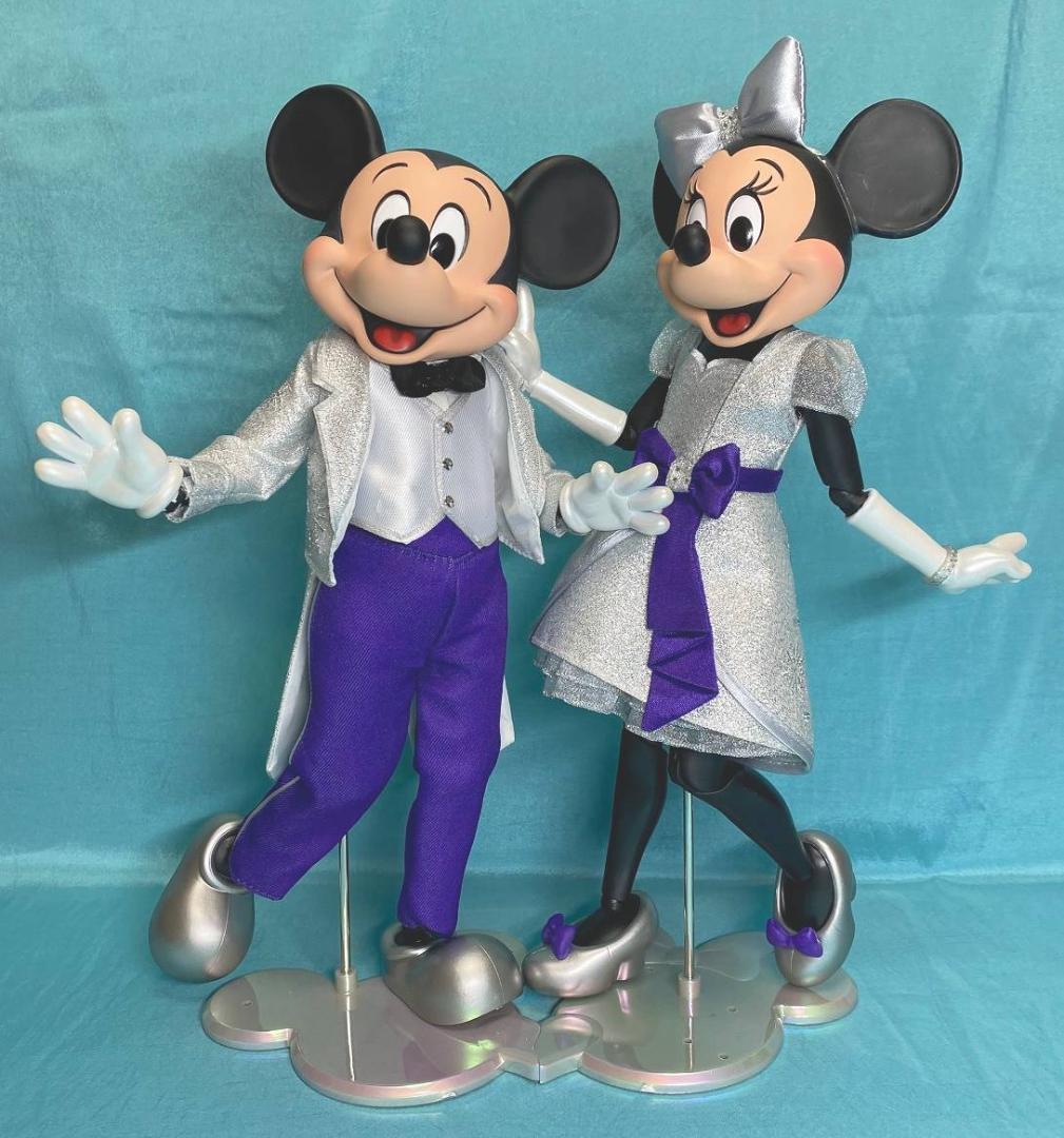 ディズニーストア ミッキー＆ミニー フィギュア Disney 100 - メルカリ