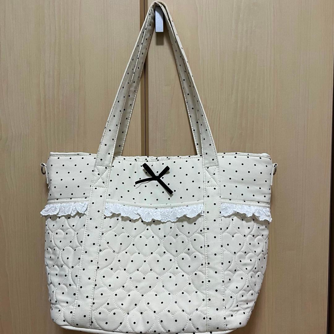 アベイル CHIP CLIP ドット柄 マザーズバッグ aiコラボ - メルカリ