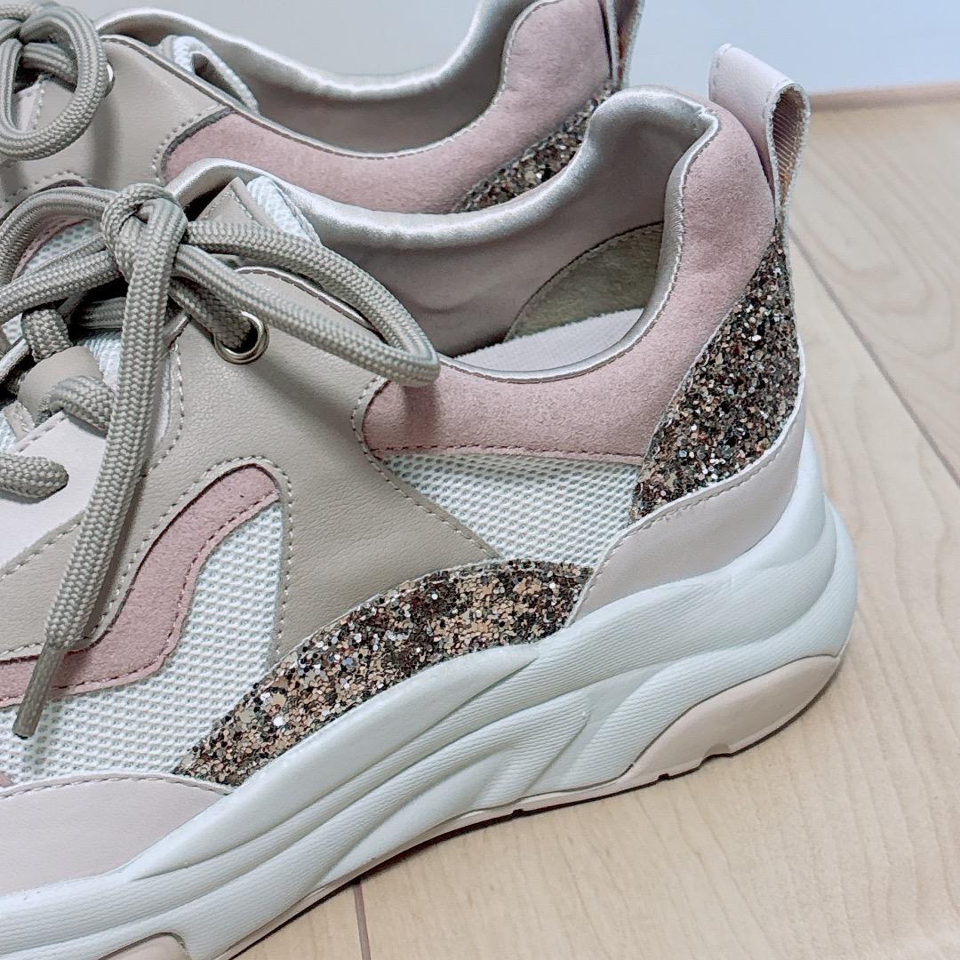 ＋diana プラスダイアナ 美脚ダッドスニーカー 24cm 試着のみ - メルカリ