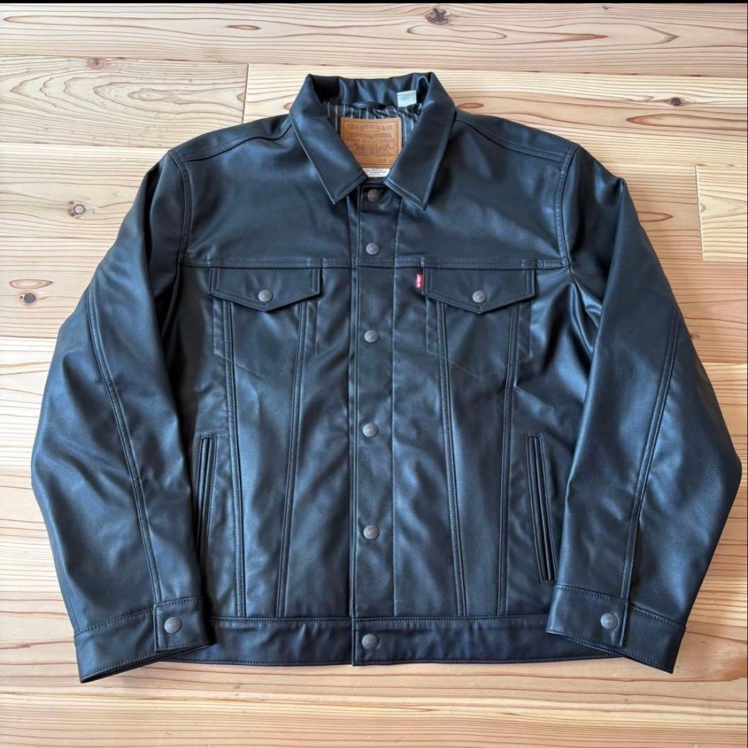 ジャケット・アウター LEVI'S JP Limited Leather Trucker Jacket Levi's（リーバイス） ブルゾン アウター JAPAN LIMITED LEATHER