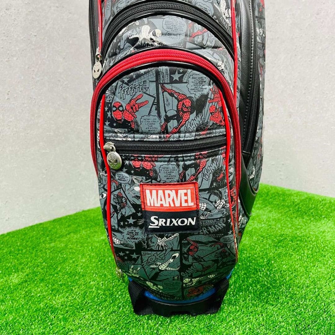 希少 スリクソン × スパイダーマン コラボ スタンドキャディーバッグ