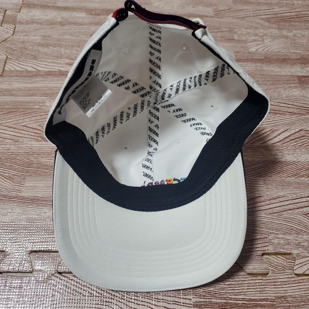 DECEMBERMAY 刺繍ホワイトゴルフキャップ - メルカリ