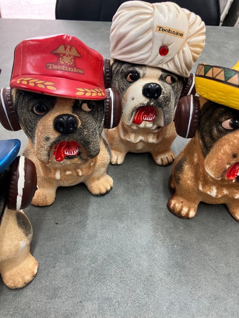 激レア！Technics テクニクス ブルドッグ 非売品 6体セット ノベルティ