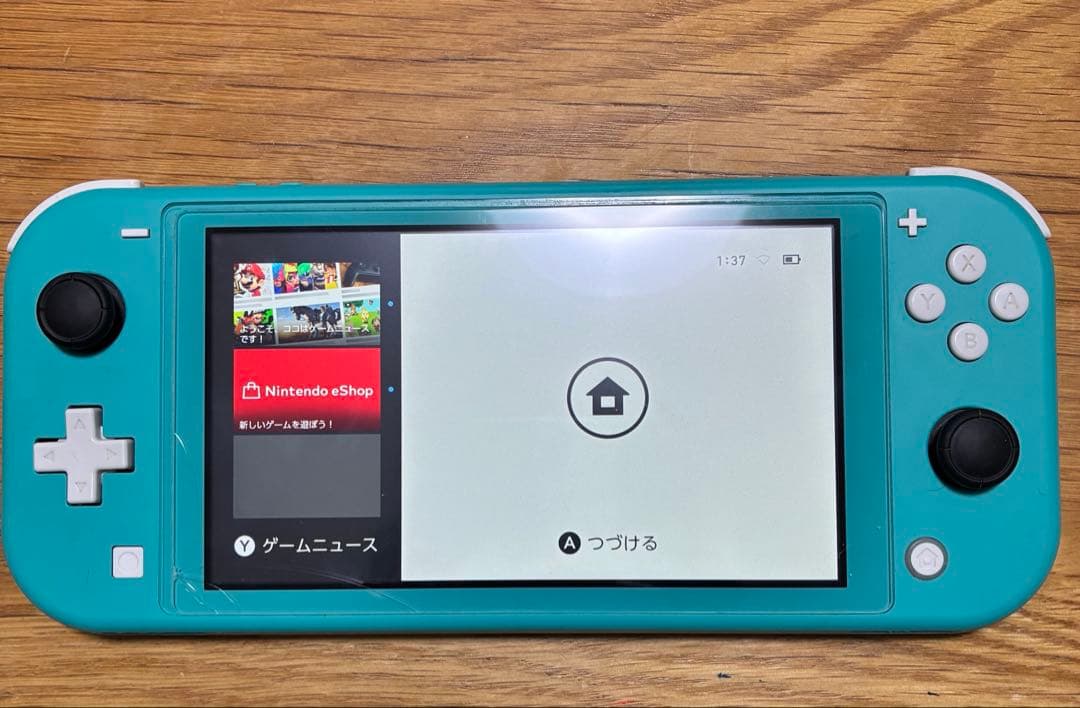 Nintendo Switch Lite ターコイズ（スティック交換済） - メルカリ