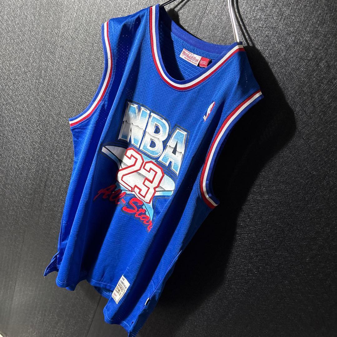 マイケルジョーダン】NBA オールスター バスケ ゲームシャツ 23番 2XL