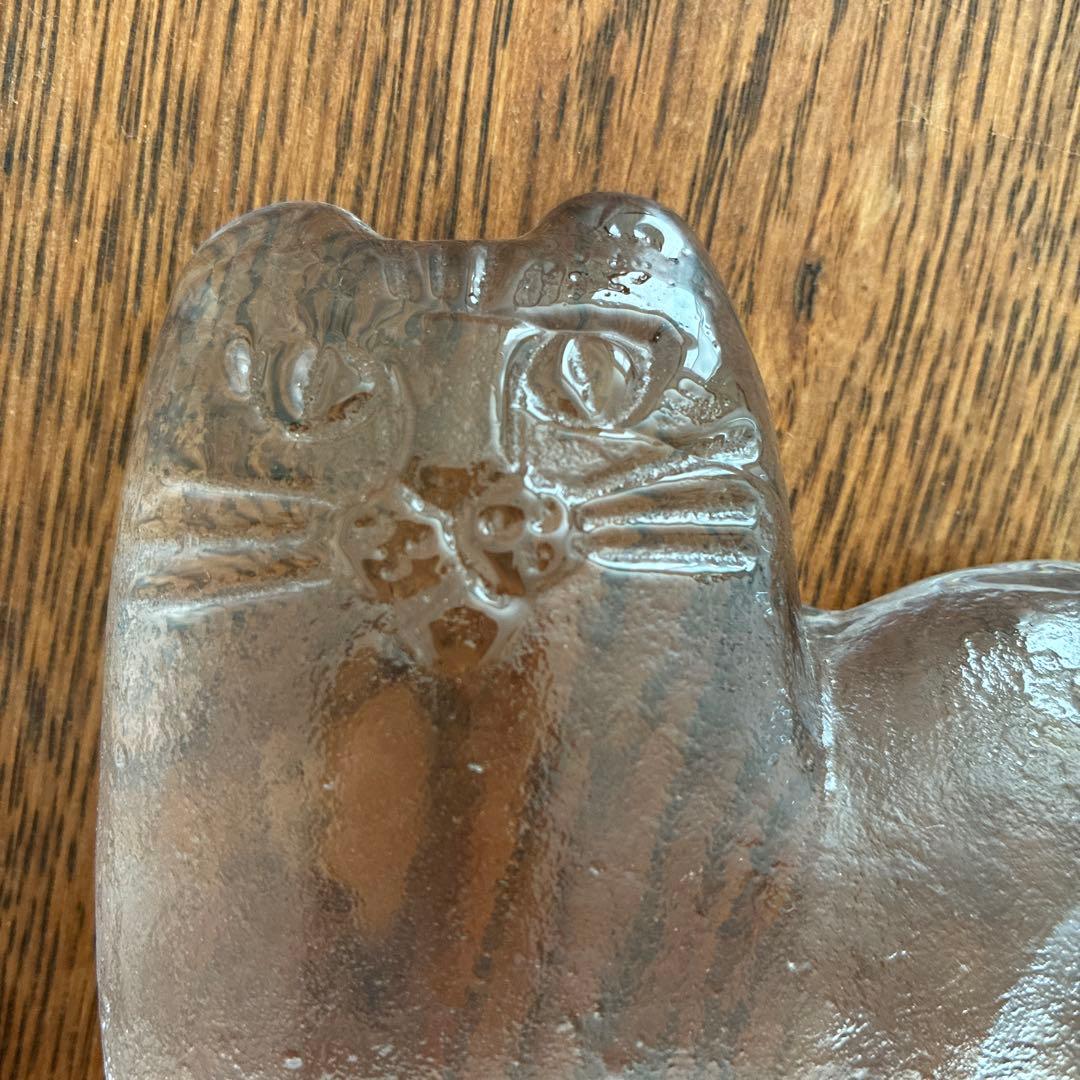 Lisa Larson /リサラーソン ロイヤルクローナ ガラスオブジェ 猫