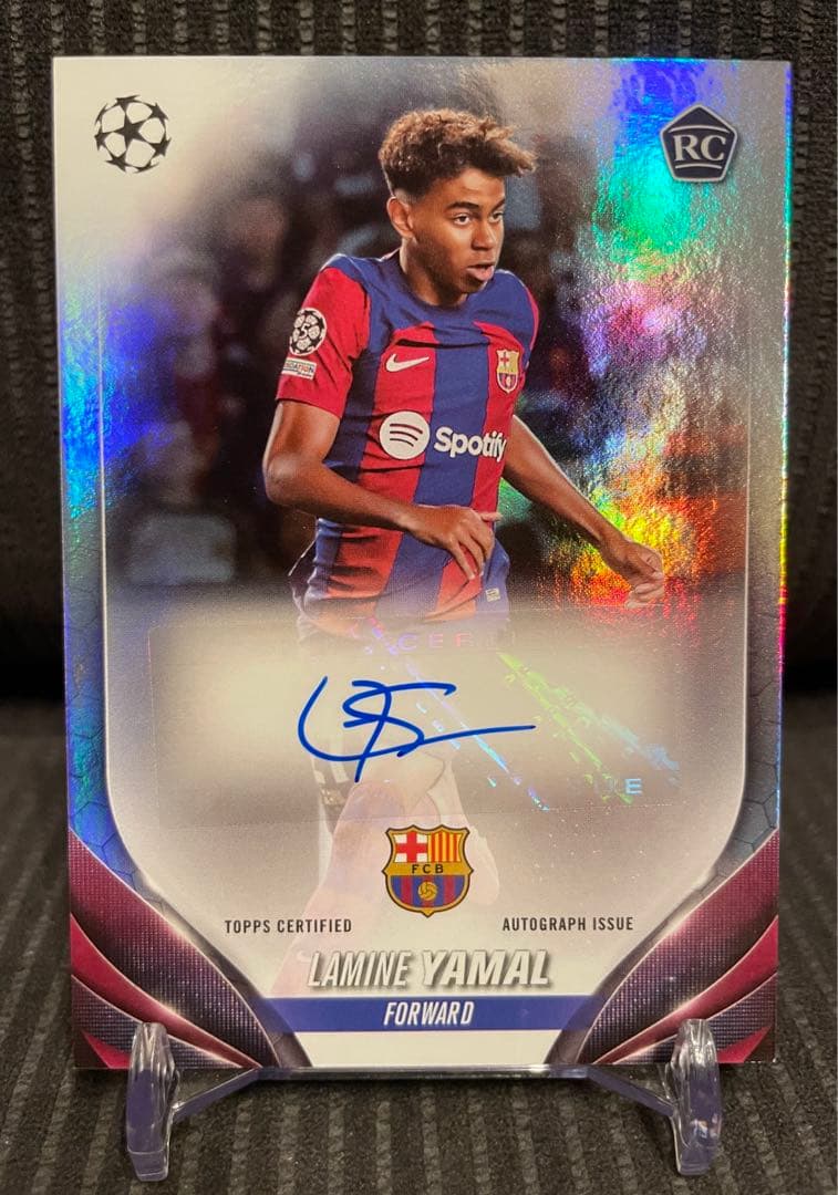 2024 Topps UEFA Yamal ヤマル RC 直筆サイン - メルカリ