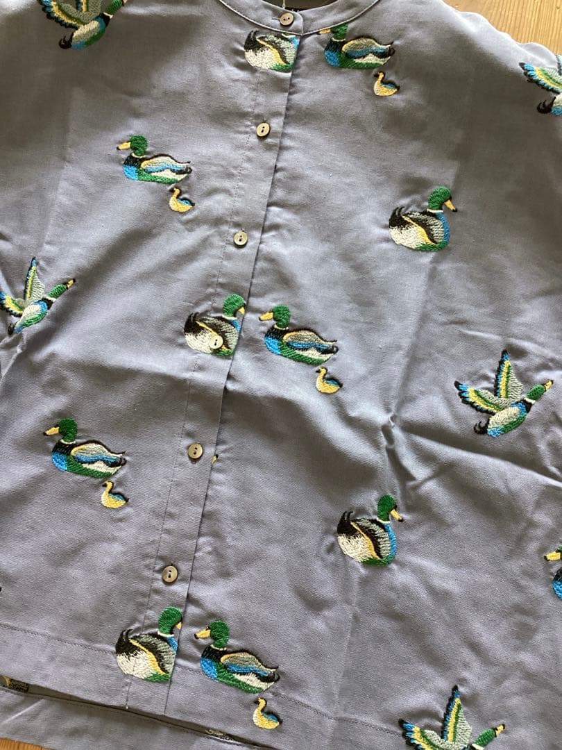 Marble SUD】マーブルシュッド カモ刺繍 半袖シャツ 定価17600円