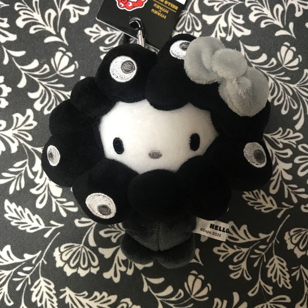 ミャクミャク なりきりぬいぐるみ（BC） 黒 カラビナ キティ サンリオ