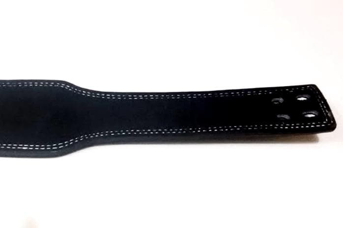 M)10mm本牛革OEMレバーアクショントレーニングベルト(ボディビルタイプ