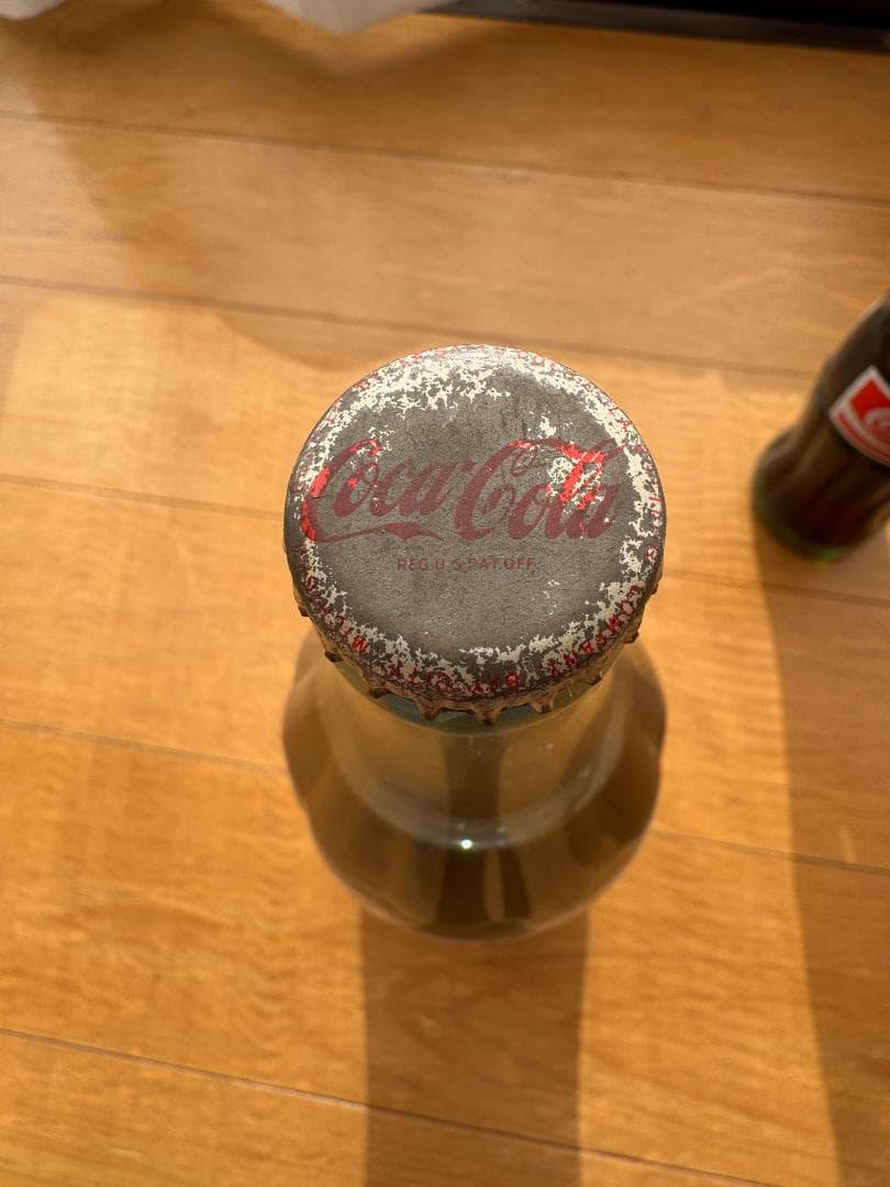 コカコーラ　ファミリーサイズボトル　瓶　1955年　美品　COCA-COLA