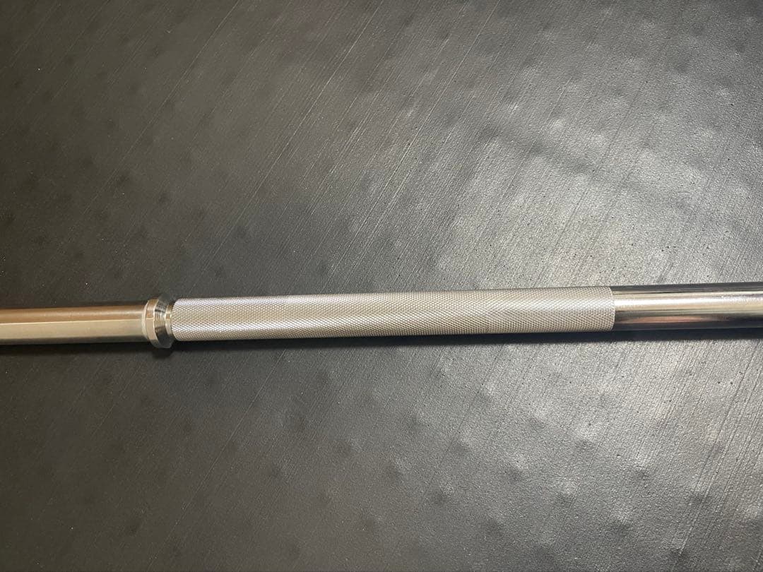 バーベルシャフト カラー付き 180cm 28mm 8.5kg 美品 筋トレ器具