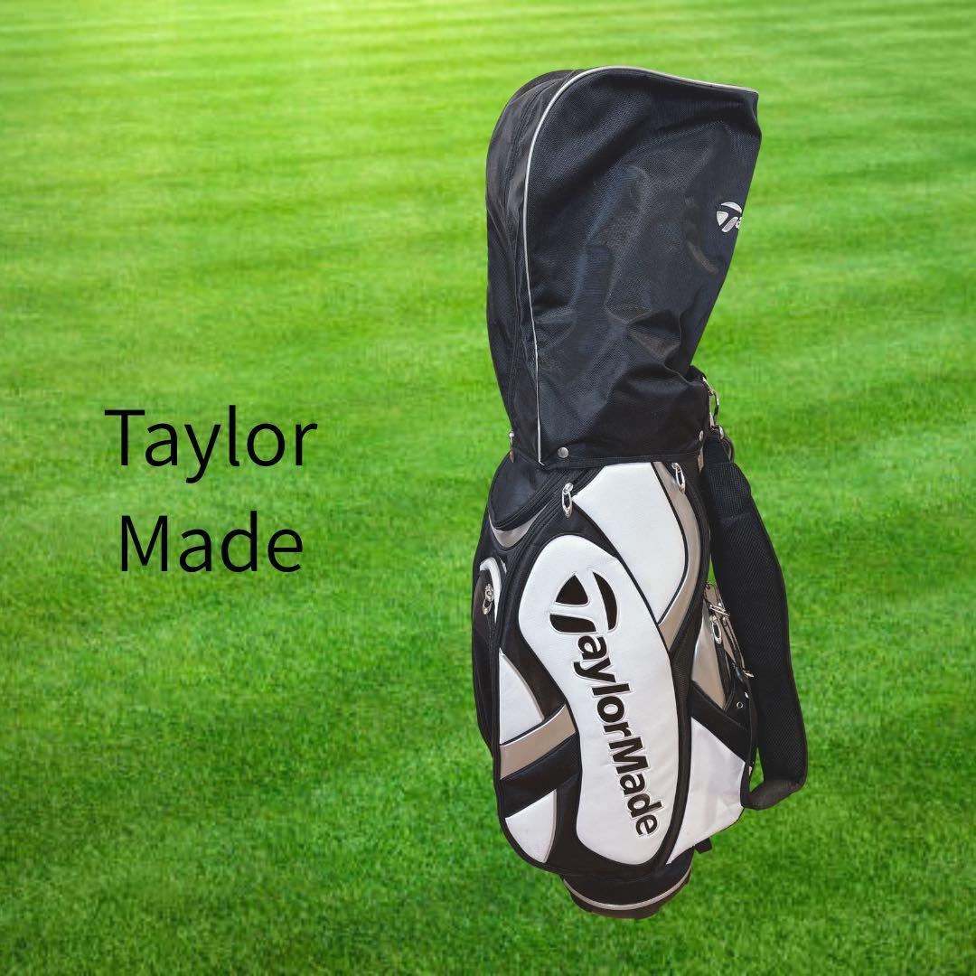 K440 TaylorMade メンズ キャディバッグ　黒白 TaylorMade（テーラーメイド） テーラーメイド（TAYLORMADE）（メンズ