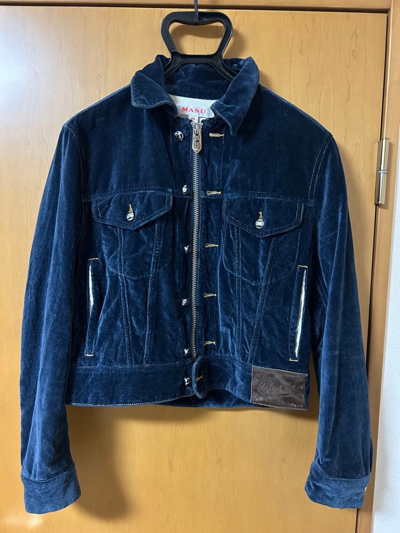 MASU INDIGO VELVET TRUCKER JACKET 別注 44 - メルカリ