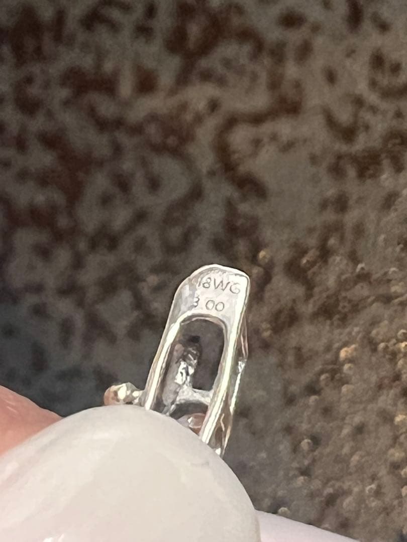 K18WG 天然ダイヤモンド ブレスレット 4.20g 3ct