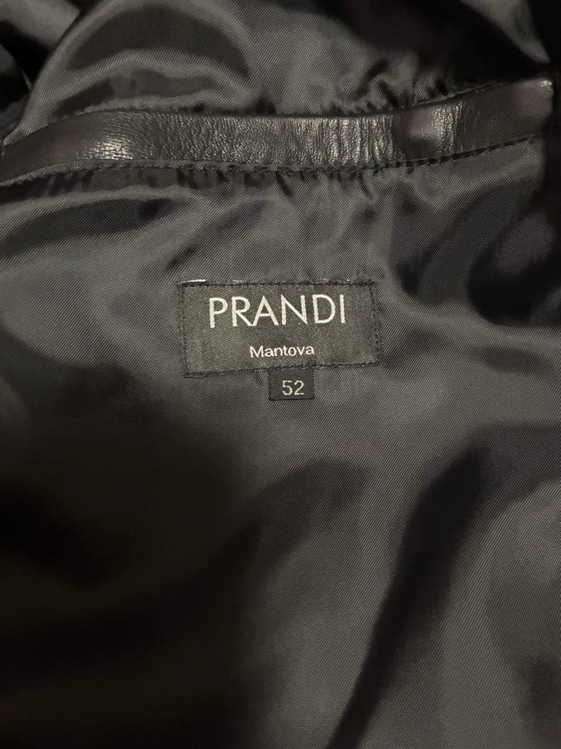 PRANDI レザーダウンジャケット 52 - メルカリ