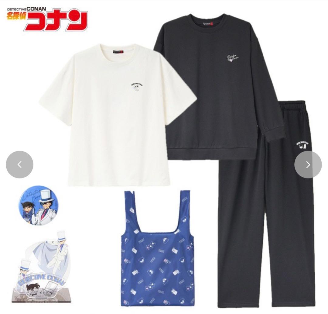 【新品】数量限定　名探偵コナン コナン＆キッド６点セット　レディース　Ｍサイズ