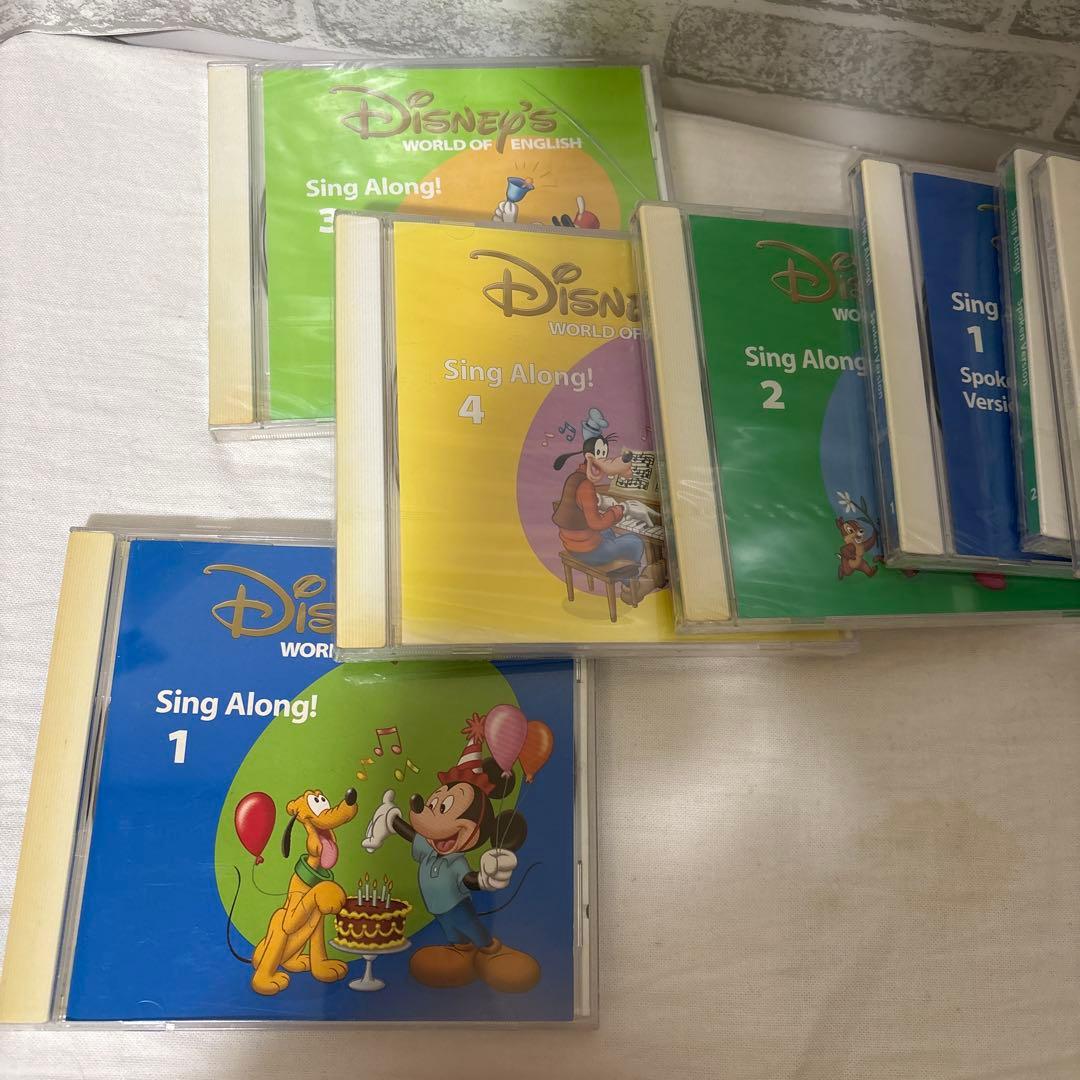 dwe ディズニー英語システム シングアロングCD8枚 - メルカリ