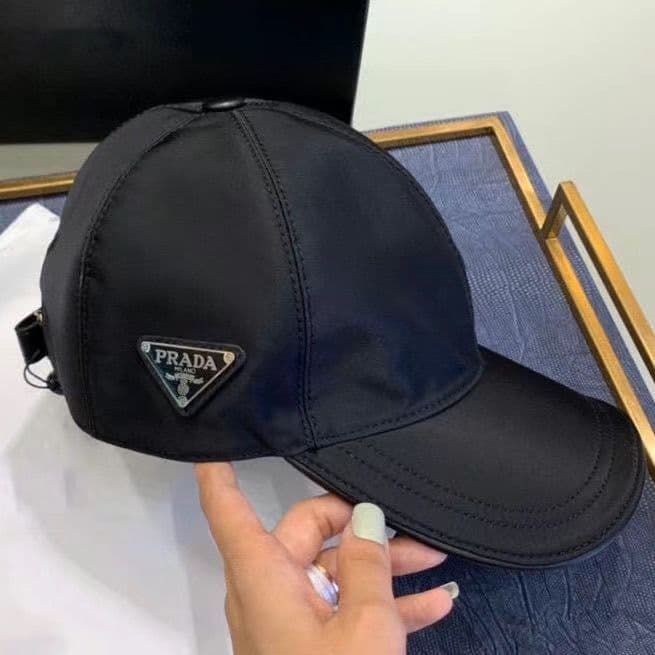 新品 PRADA プラダ 帽子 ナイロンベースボールキャップ ノベルティ 黑