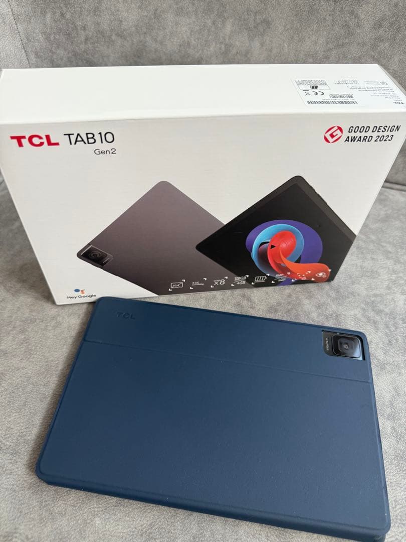 【美品】TCL TAB10 Gen2 ネイビー TCL TAB 10 Gen2 タブレット フリップケース付属 2K 10.4 インチ
