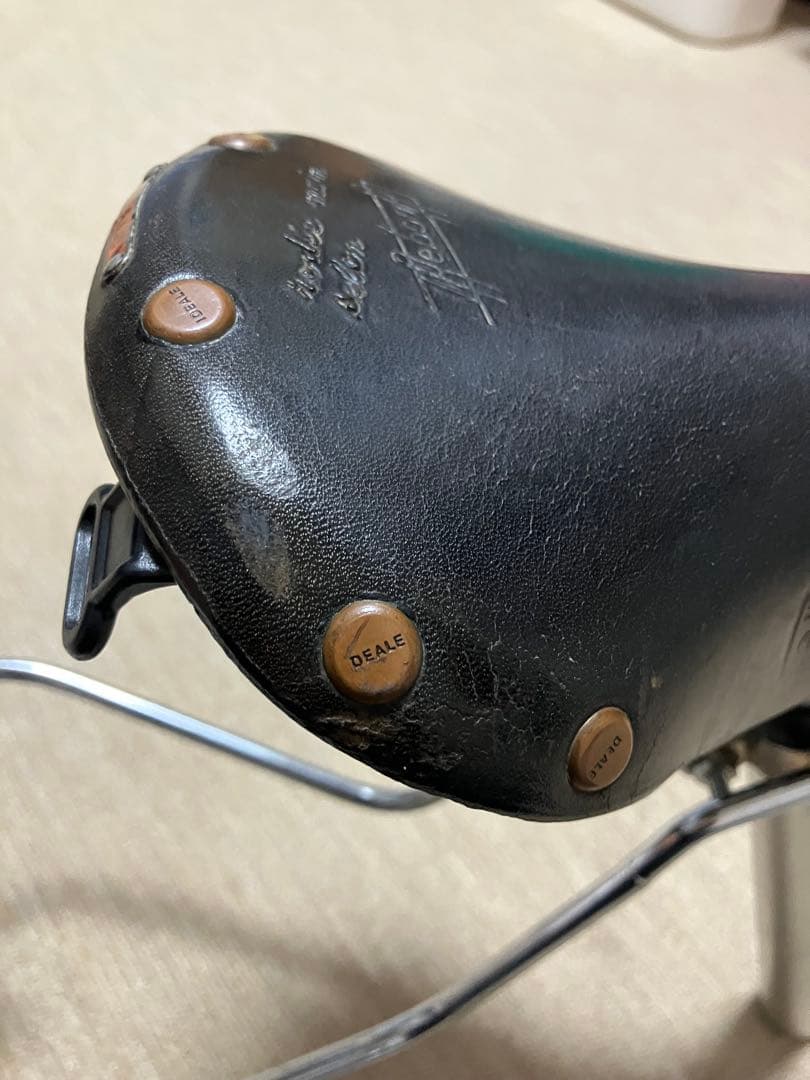 IDEALイデアル90 ルブールサイン入り アルミベース サドル フランス製