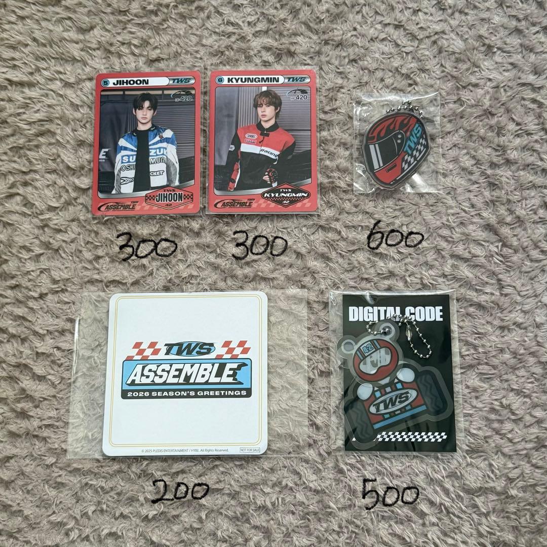 TWS シニュ ドフン ヨンジェ ハンジン ジフン ギョンミン トレカ