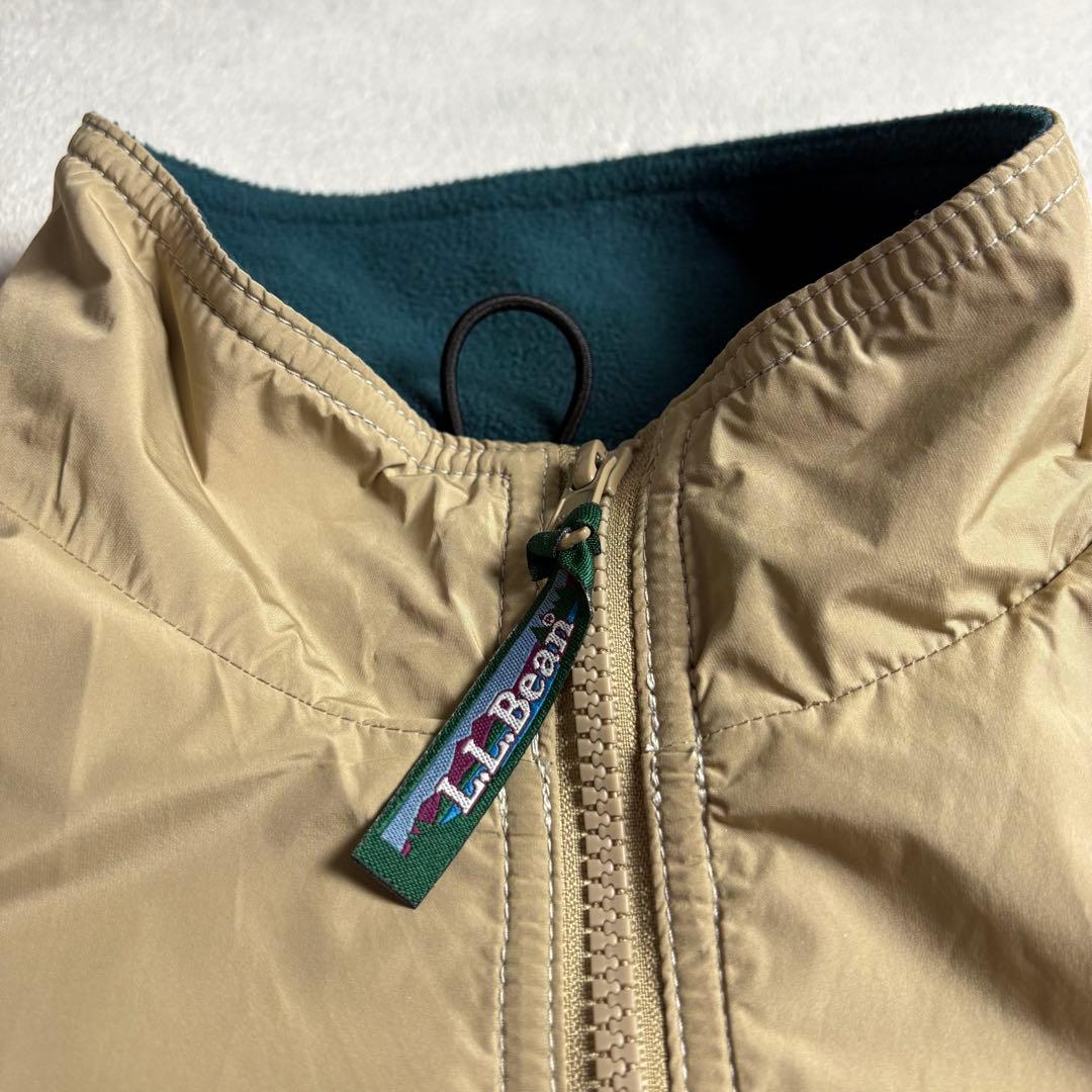 美品　L.L.Bean ラベルマイクロフリースラインジャケット