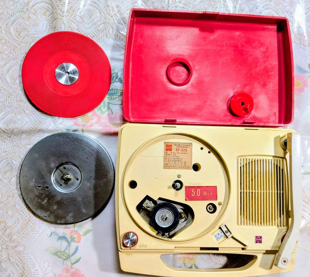 ナショナル 真空管 ポータブルレコードプレーヤー50Hz - メルカリ