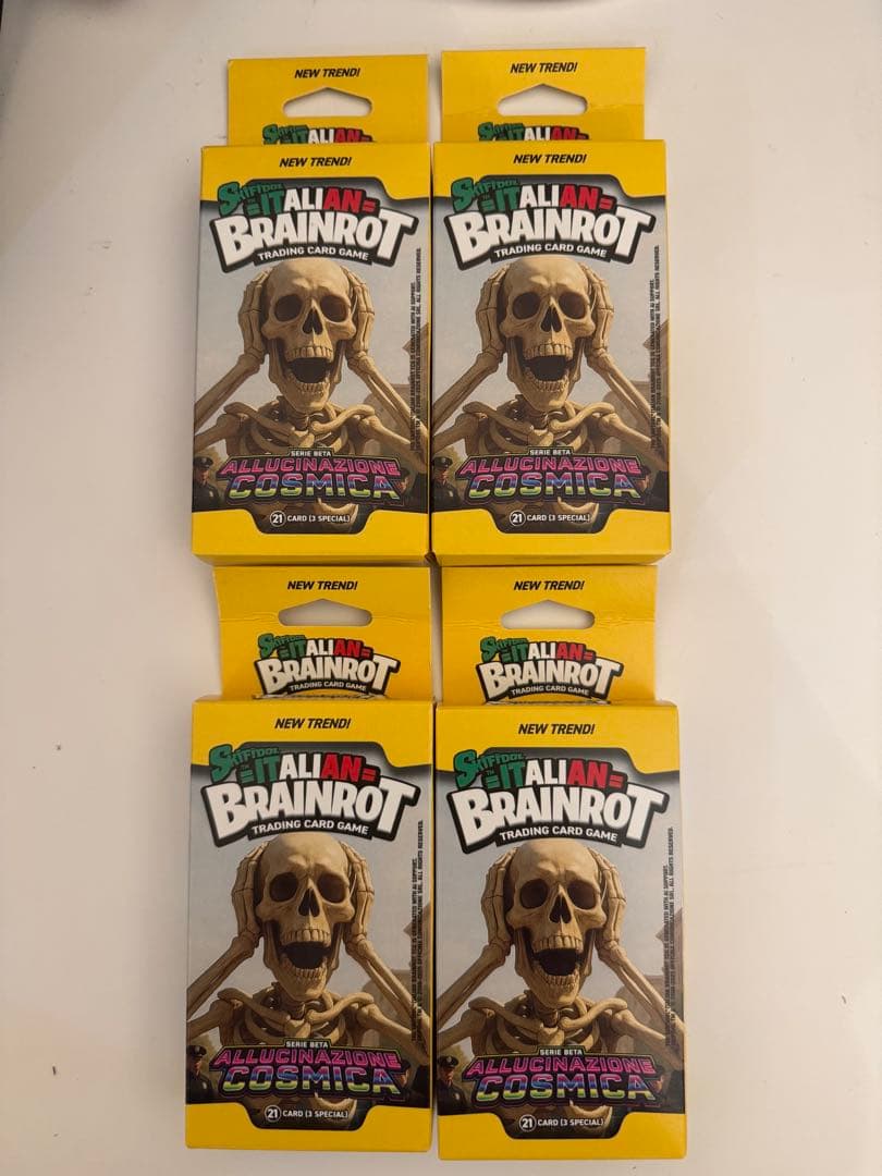 skifidol brainrot ブレインロットカード　4BOX（12パック） イタリアンブレインロットSkifidol Italian Brainrot トレーディング