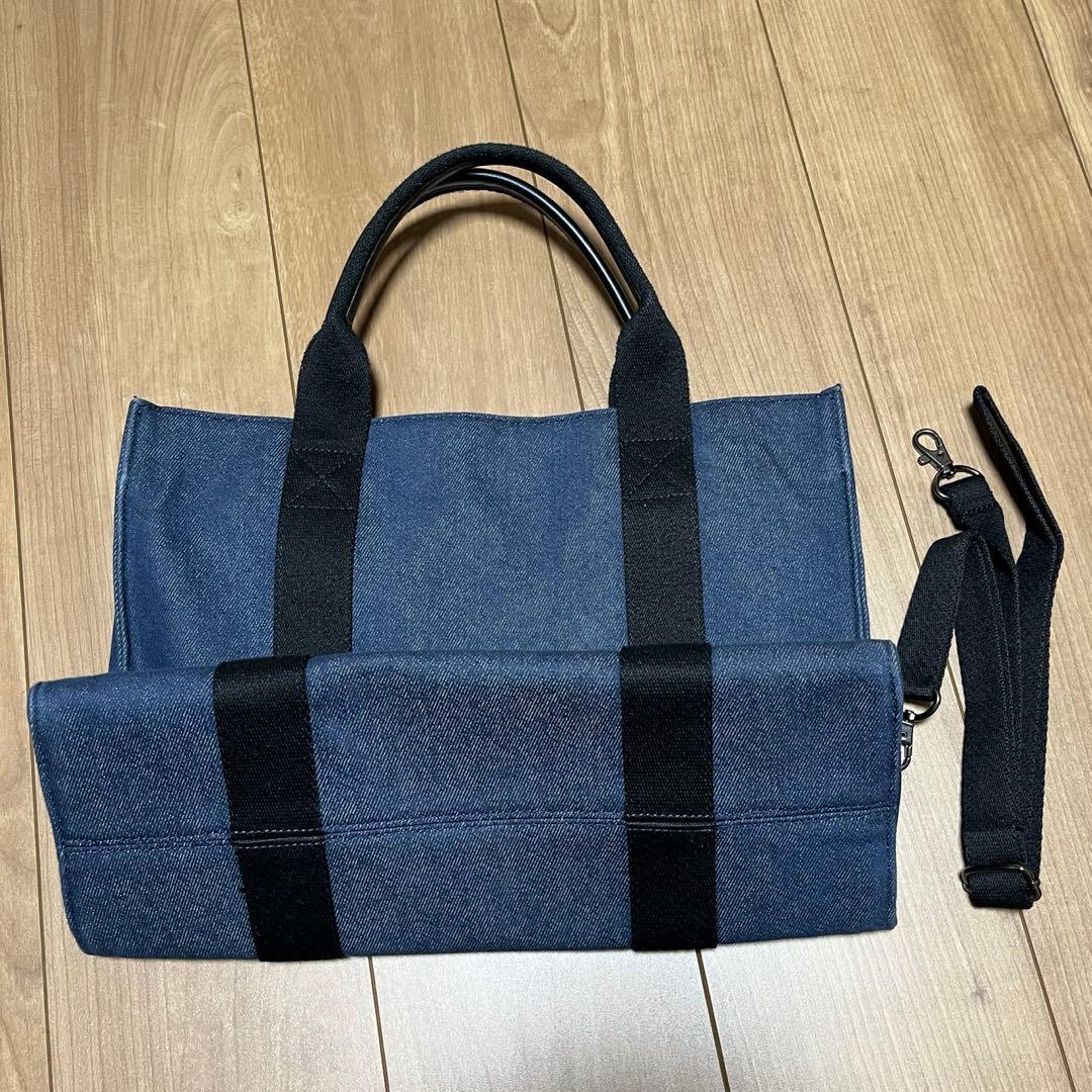AAA 與真司郎 446-DOUBLE FOUR SIX- デニムトートバッグ - メルカリ