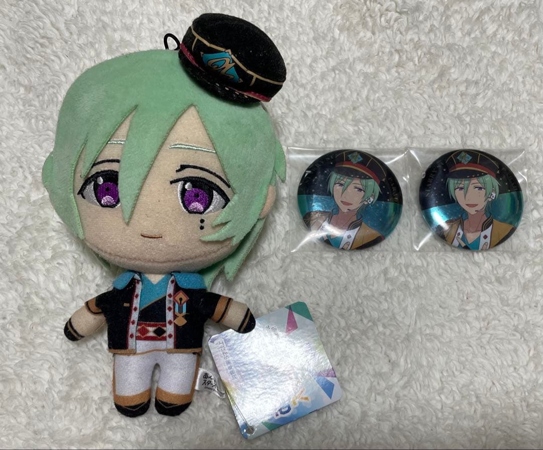 あんスタ 風早巽 缶バッジ 新衣装 ぬいぐるみ セット - メルカリ
