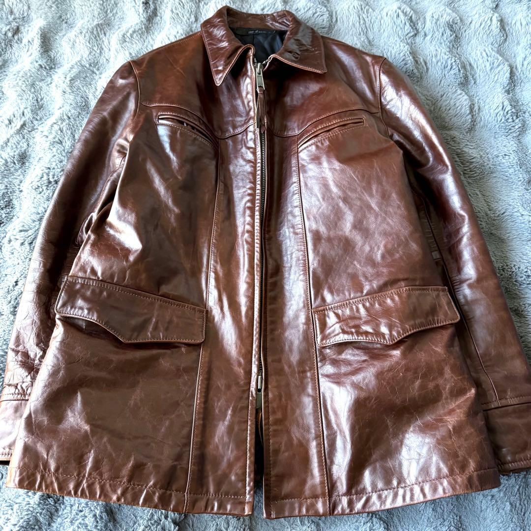 2XL Haruf ホースハイド ハーフベルテッド シングルライダース 馬革 2XL Haruf ホースハイド ハーフベルテッド シングルライダース 馬革