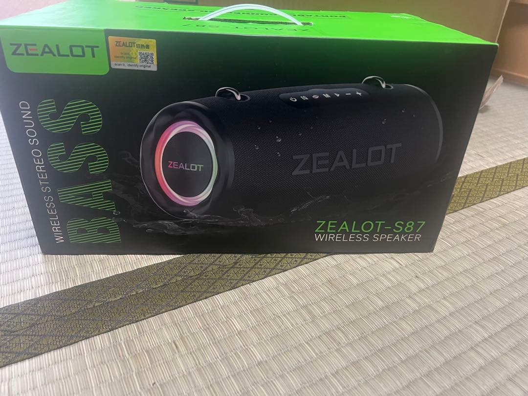ZEALOT-S87 ワイヤレススピーカー ZEALOT-S87 Portable Bluetooth Speaker, 80W Stereo Sound with XBass
