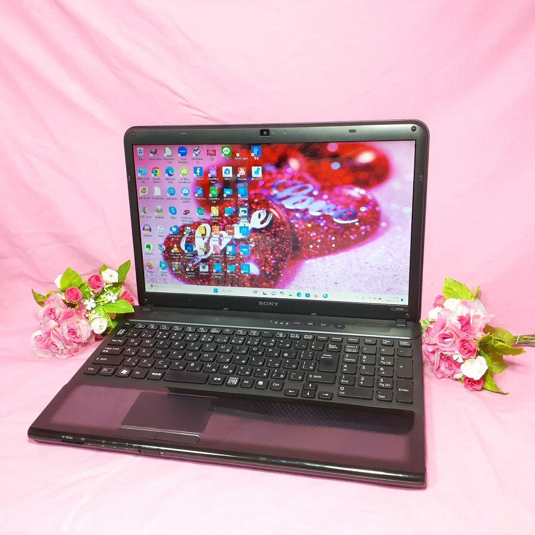 新Win11/SONY/VAIO/大容量SSD256G/メモリ8GB/新品マウス - メルカリ