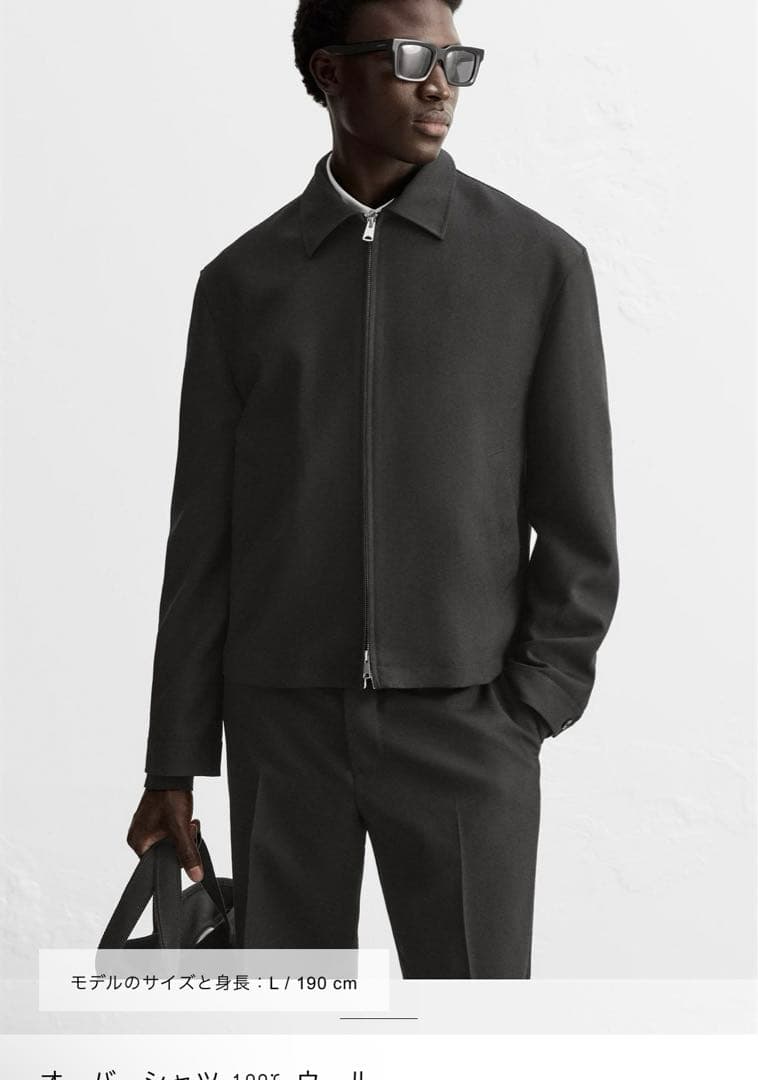 zara origins ウール ダブルジップ ジャケット - メルカリ