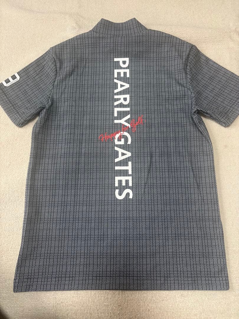 美品】PEARLY GATES パーリーゲイツ モックネック グレー サイズ3