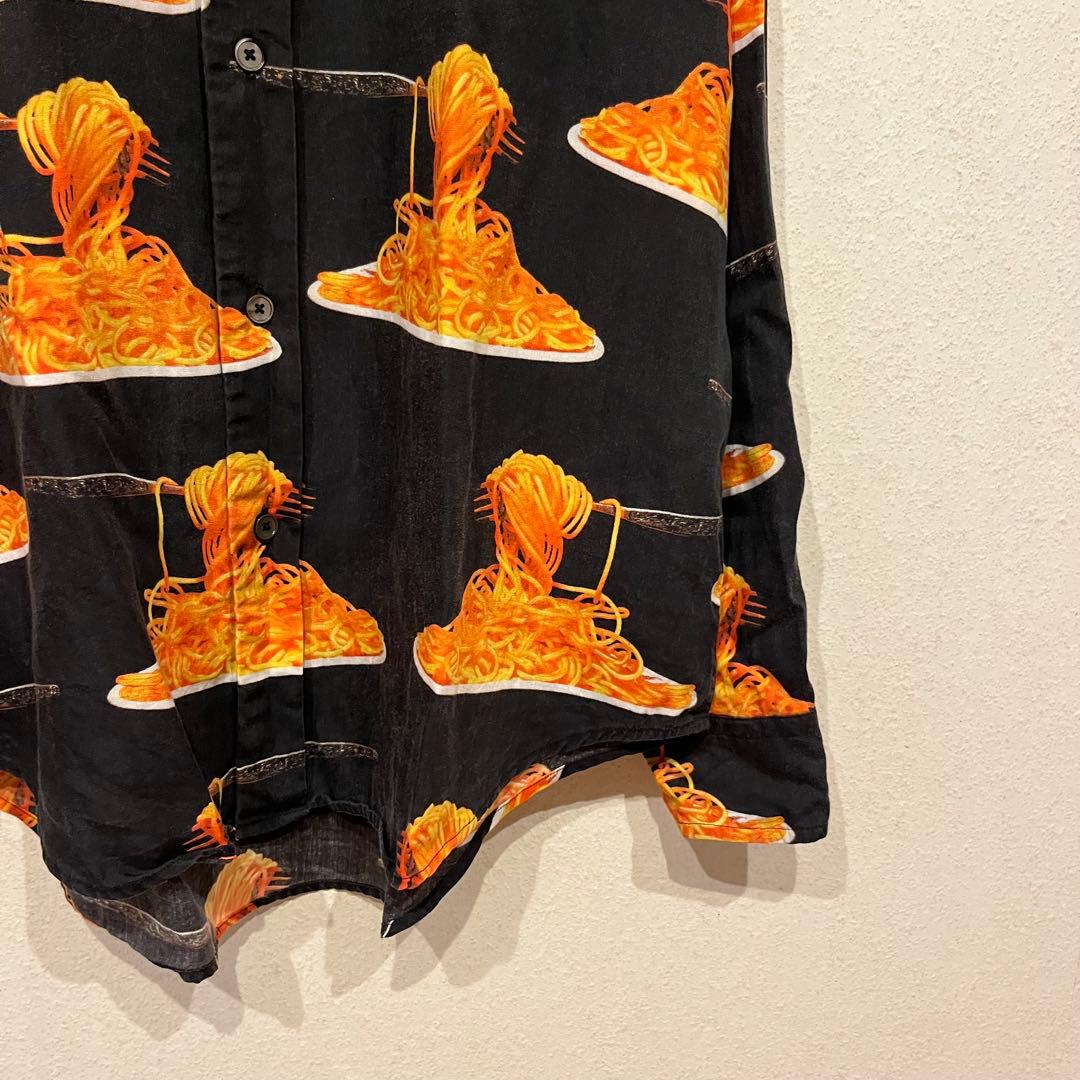 極希少】Paul Smith 50周年記念限定シャツ パスタ柄 シャツ 黒 - メルカリ