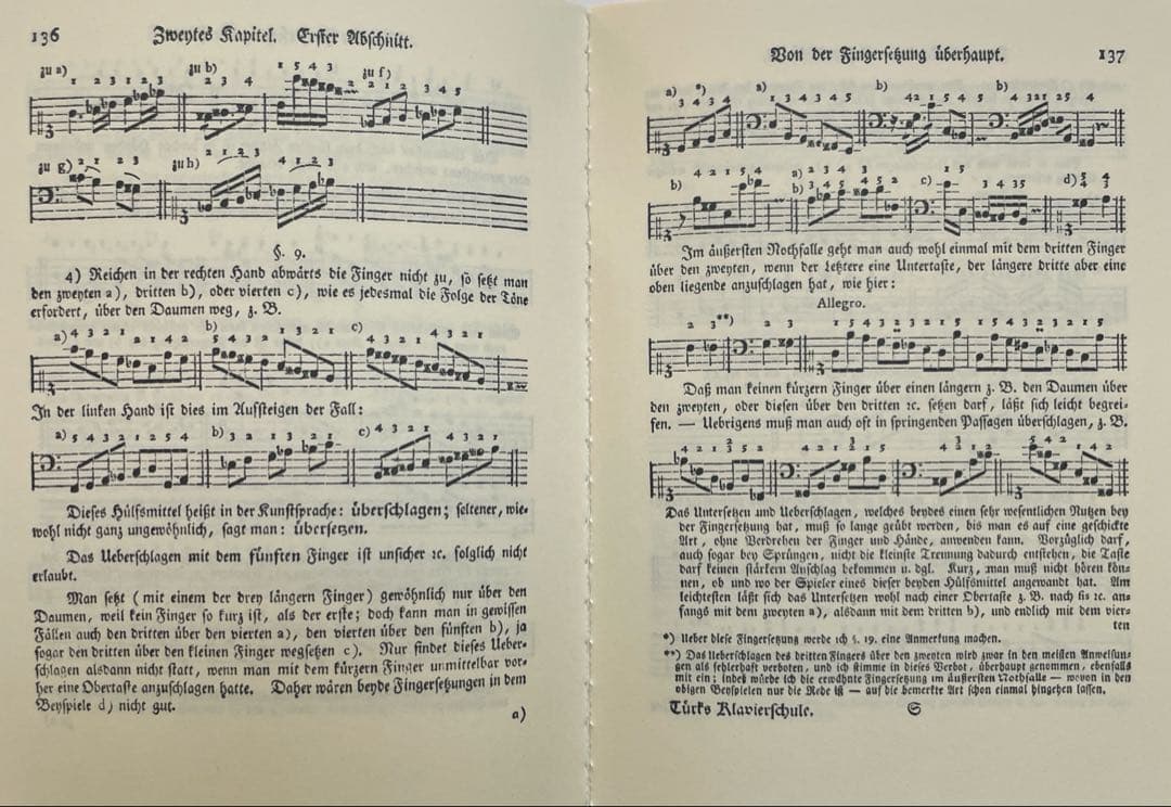 テュルク「クラヴィーア教本」リプリント - メルカリ