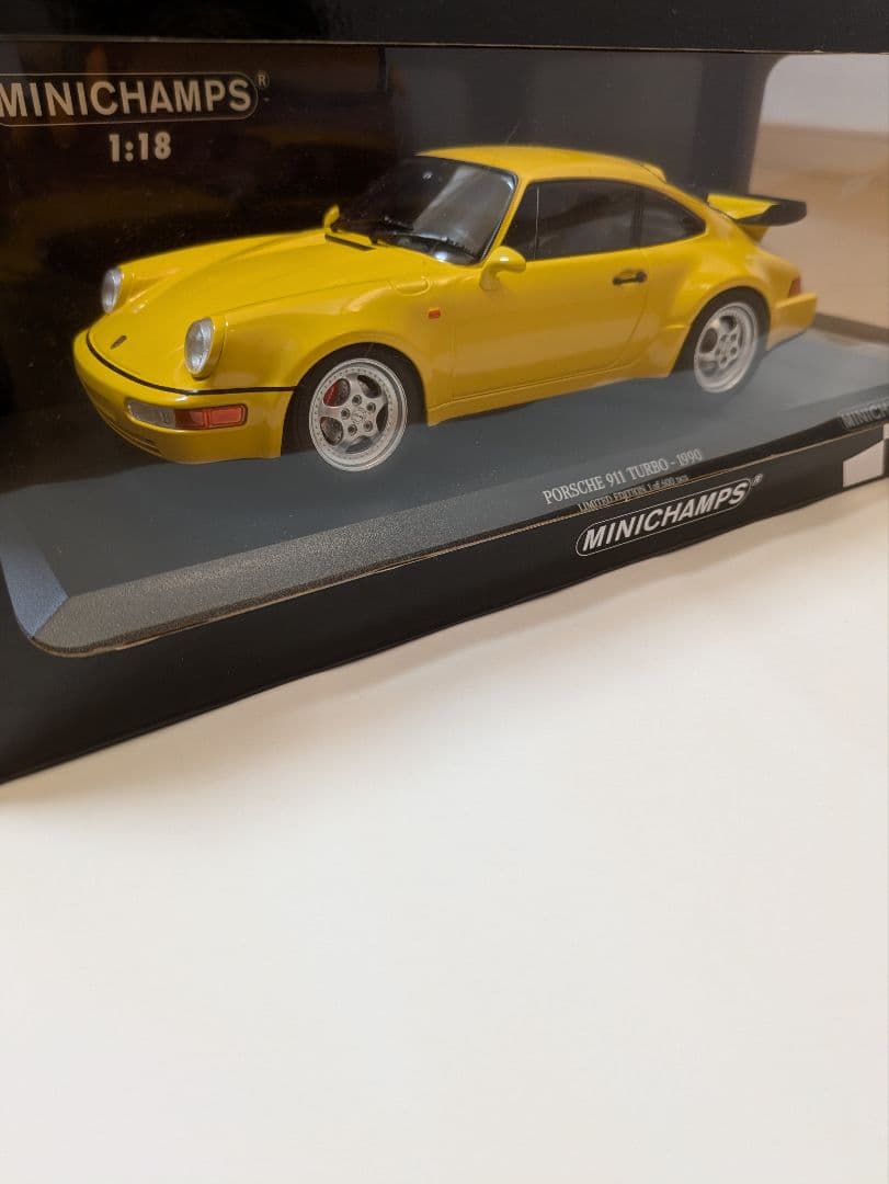 ミニチャンプス☆1/18 ポルシェターボ964 未開封 楽天市場】ミニチャンプス 1/18 ポルシェ 911 (964) ターボ 1990