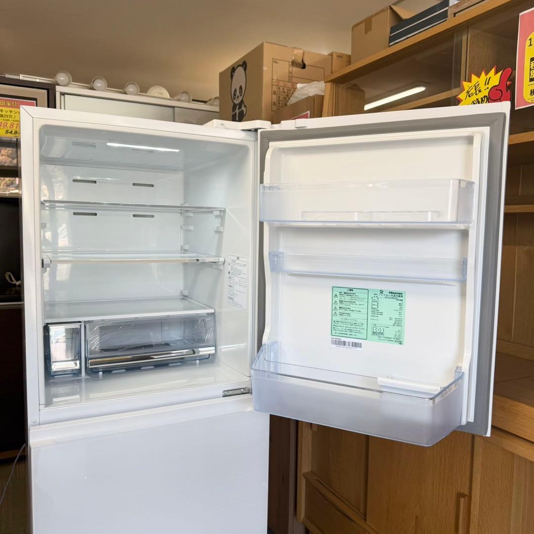 超美品‼️】ハイセンス2022年製 283L冷蔵庫 自動製氷 高級ガラスドア