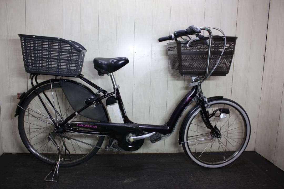 ブリヂストンアンジェリーノPOSH AP6L40 22-26型大容量8.1AH - 自転車