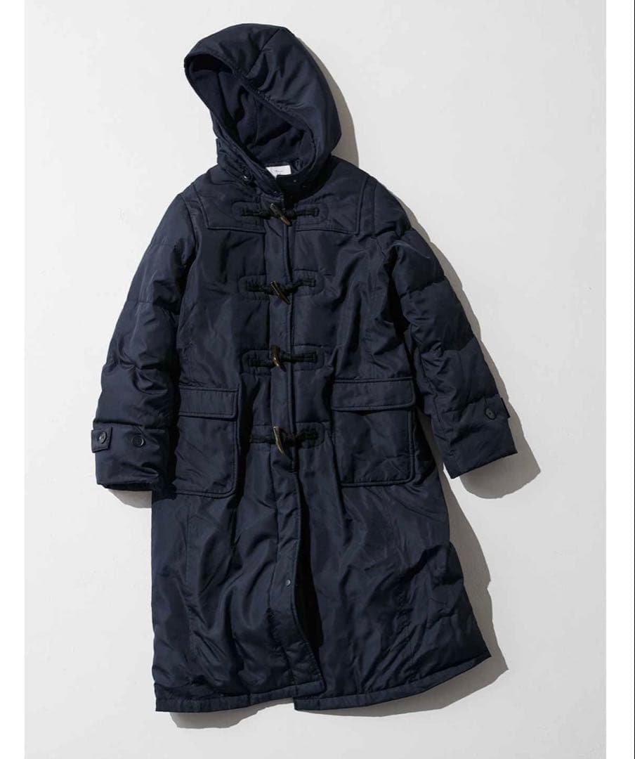 フェリシモ リブインコンフォート ロングダッフルダウンコート MP