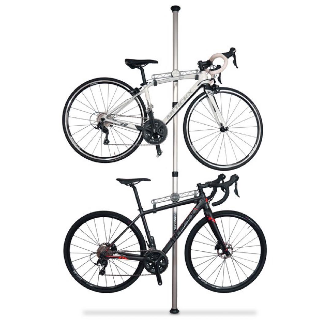 【新品未使用】MINOURA バイクタワー20D 室内自転車スタンド 突っ張り式 楽天市場】ミノウラ バイクタワー 20D 天井突っ張りポール式 収納