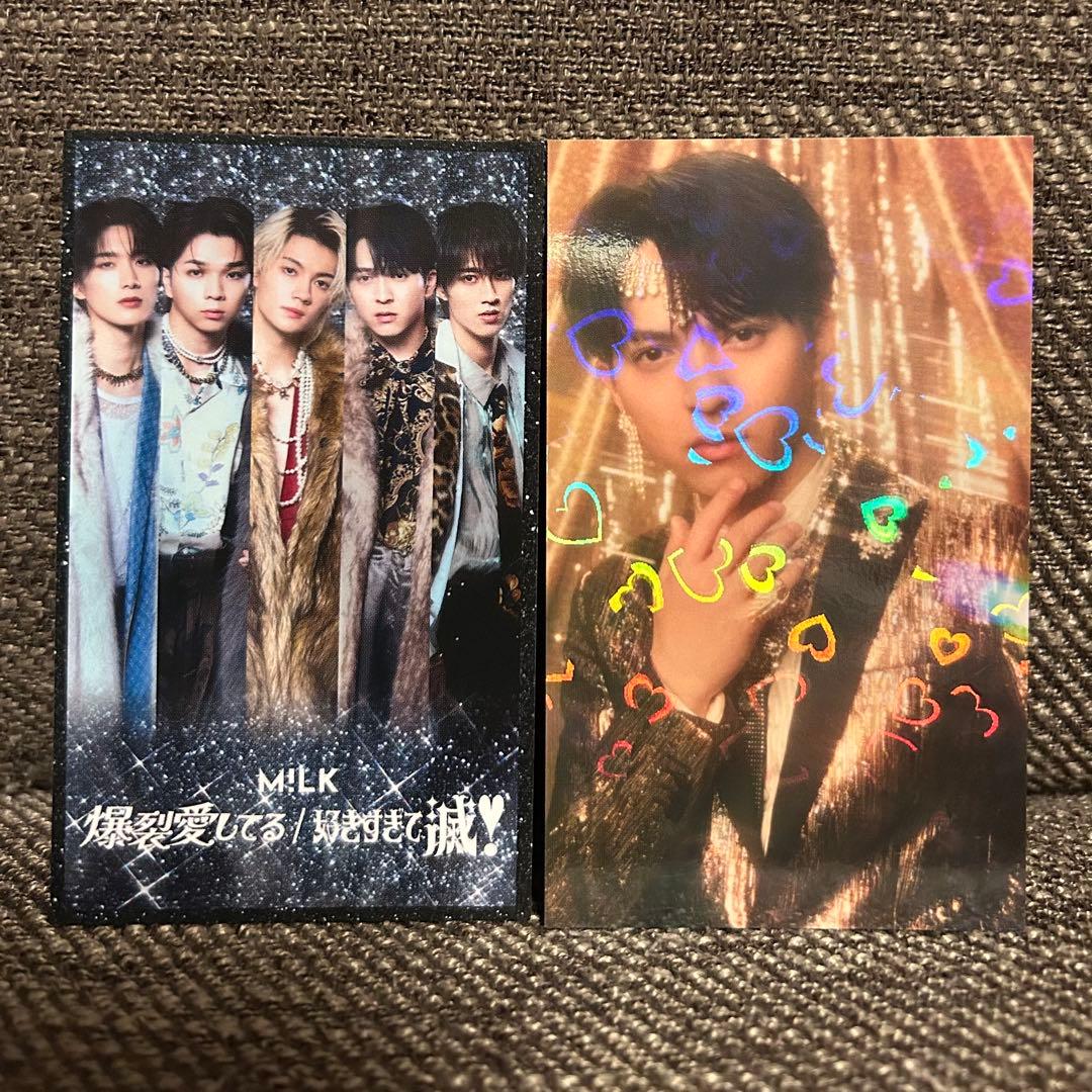 M!LK 吉田仁人 ファー衣装集合トレカ 好きすぎて滅 爆裂愛してる