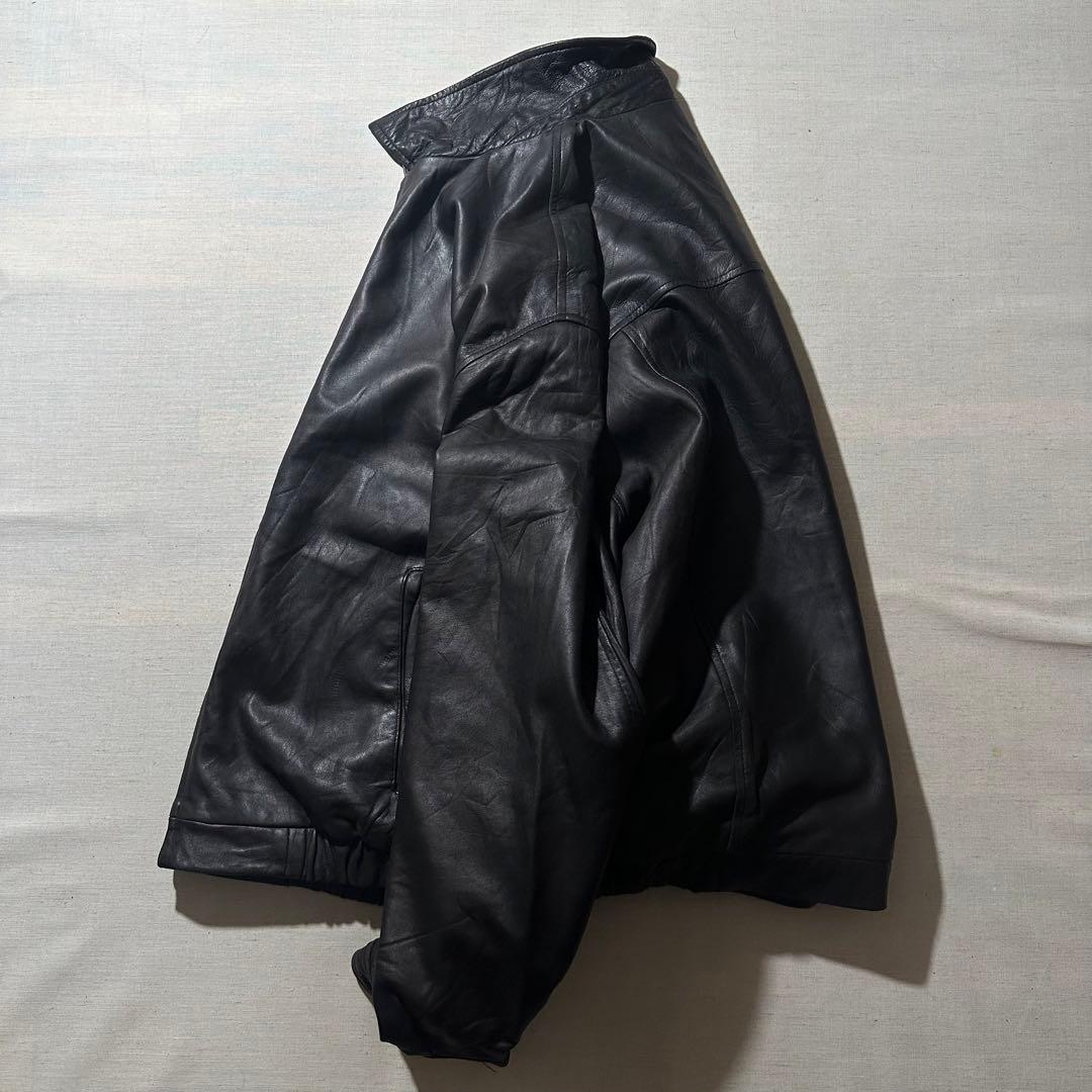 00s CHAPS チャップス ラムレザー スウィングトップ レザージャケット