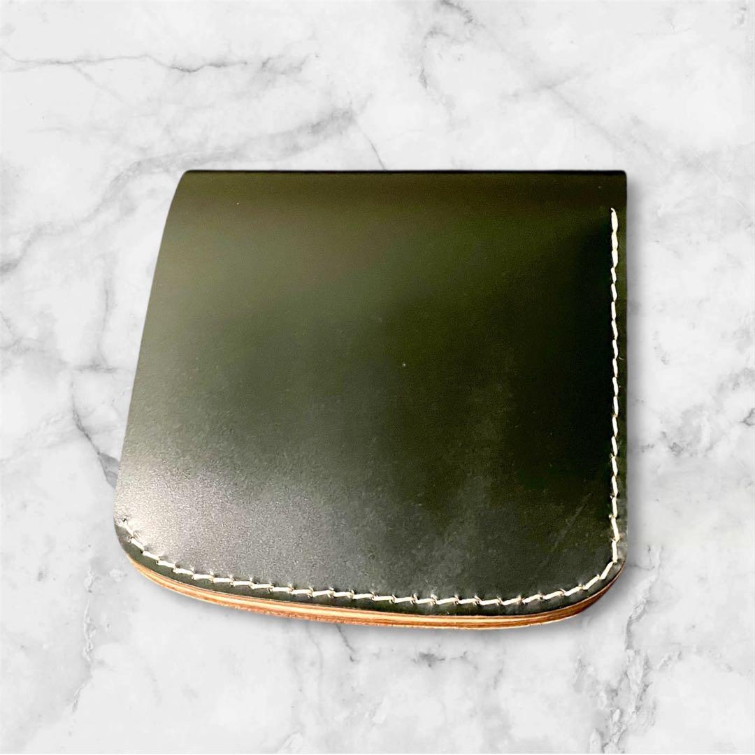 二つ折り財布　コードバン セレクトバイヤーから大人気 bell la bell コードバン 二つ折り財布