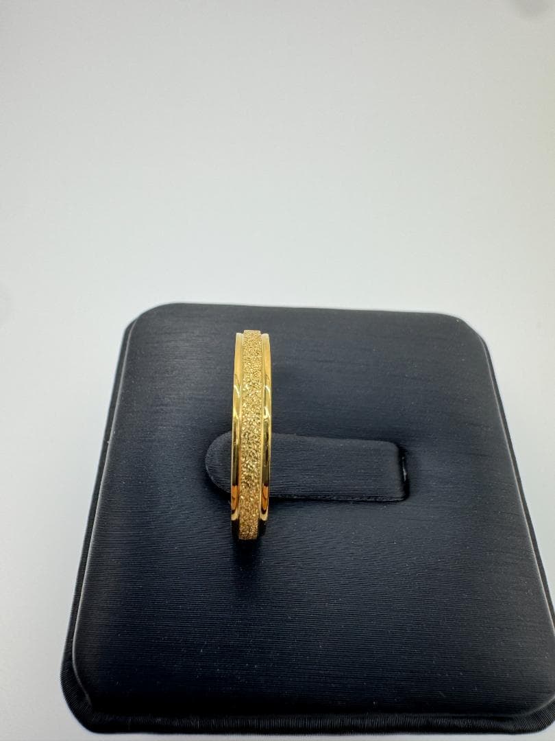 《日本製18金》K18ゴールド テクスチャーリング1.84g 11号 即日発送